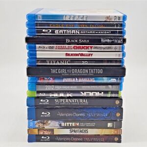 Blu ray Lot of 16 TV Series Movies Comedy Action Drama Horror VG